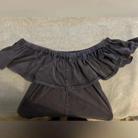 NWT Bluheaven mineral washed button up dress size S - Picture 3 of 6